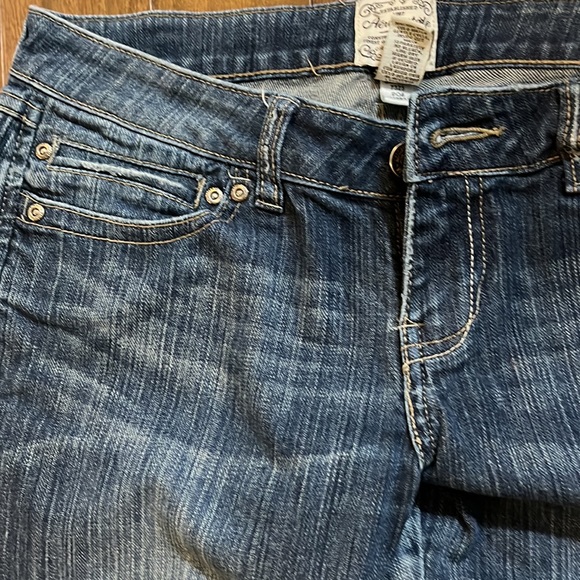 Aeropostale low rise cropped jeans sz 3/4 - Picture 5 of 5